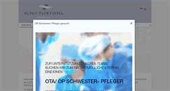 Desktop Screenshot of klinik-fleetinsel.de